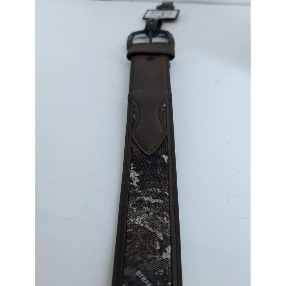 RedHead Mens TrueTimber Strata Camo Leather Lined Belt Brown Size 34 5803500